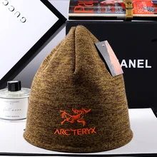 Шапка бини для женщин и мужчин, вязаные теплые зимние шапки, одноцветные хип-хоп Повседневные шапки с манжетами