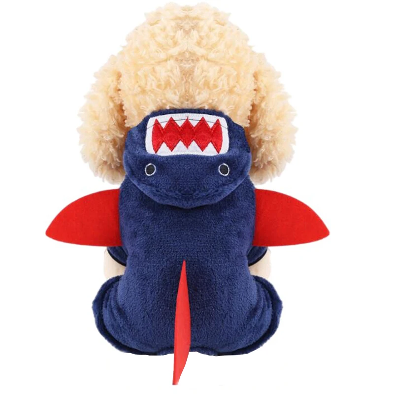Dog Winter Coat Jumpsuit Cartoon Shark