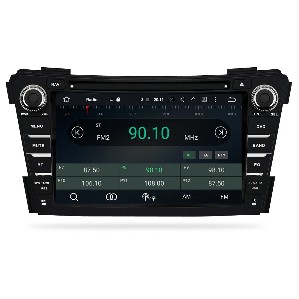 4G ram Android 9,0 автомобильный Радио dvd-плеер навигация для hyundai i40 2011- wifi Bluetooth gps Видео Мультимедиа Стерео 64G rom