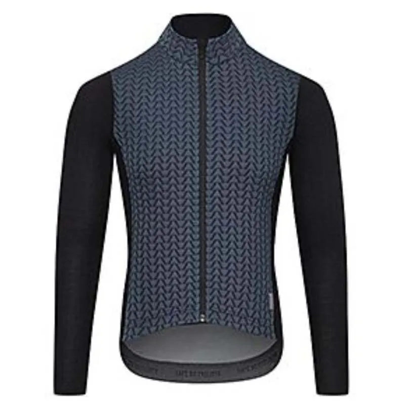 Completo ciclismo invernale cycle jersey для мужчин Зима Велоспорт Джерси длинный рукав, дышащий Велоспорт Джерси термо maglia mtb - Цвет: Jersry  02