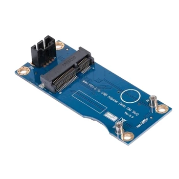 

Mini PCI-E to USB Adapter Card with SIM Slot WWAN Test Converter Adapter Card 3G/4G Module Vertical Type