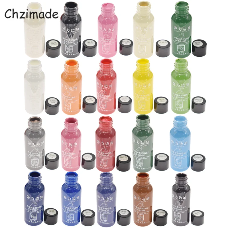 Chzimade 30ml Leather Edge Paint Oil For Handbags Shoes Diy Oil Dye