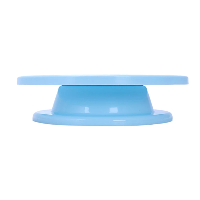  Plastic Cake Turntable Rotating Anti-skid Round Cake Decorating Stand Cake Rotary Table Plate Kitch
