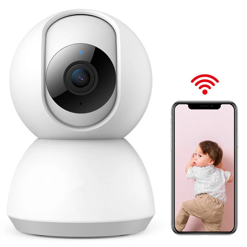 

Baby Sleeping Monitor 360 Degrees 1080P Baby Monitor Night Vision IR Motio Detection Two Way Audio IP Camera Pan-Tilt Version