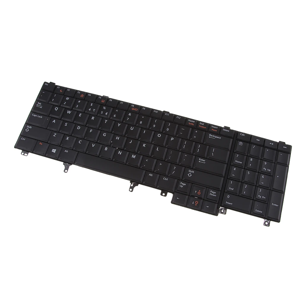 US Layout Replacement Keyboard for Dell Latitude E6520 E6530 E6540 E5520 E5530 Keyboard with Small Enter Key Brand New