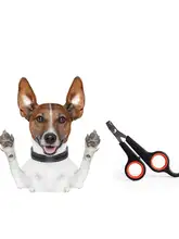  Multicolor Pet Nail Clippers Scissors Dog Cat Claw Cutter Grooming Trim Trimmers Toe Care Stainless Steel Grooming Clippers 