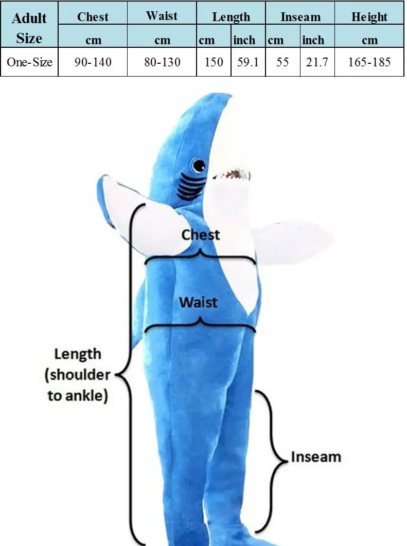 Новый женский комбинезон для косплея с рисунком кита размера взрослых платье