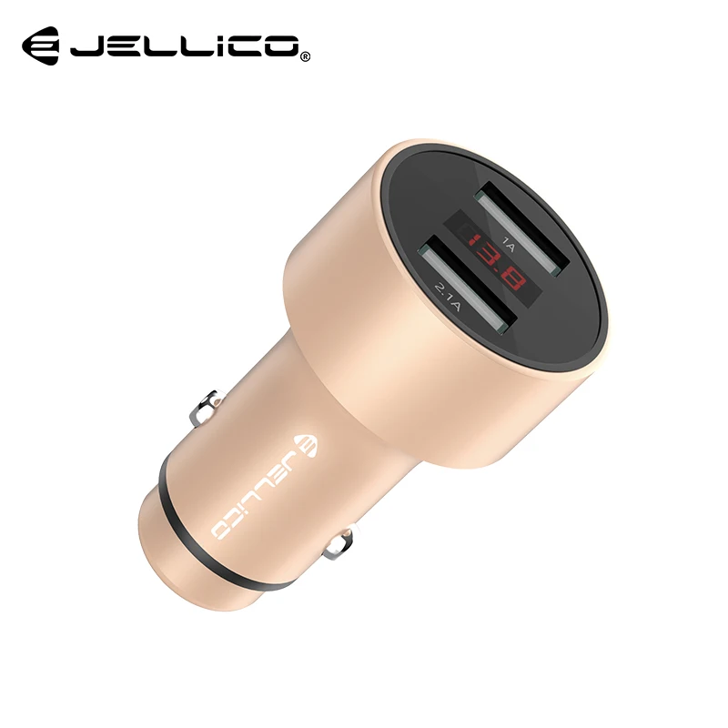 Jellico 3,0 USB Автомобильное зарядное устройство для iPhone Xiaomi huawei SCP QC4.0 QC3.0 QC type C PD быстрое автомобильное зарядное устройство для мобильного телефона - Тип штекера: Gold EU