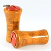 DIY AMO Light wood grip wood knob for AB U Fishing Wheel handle knob for DAI WA/SHI MANO wheel 2PCS Each Set ► Photo 2/5