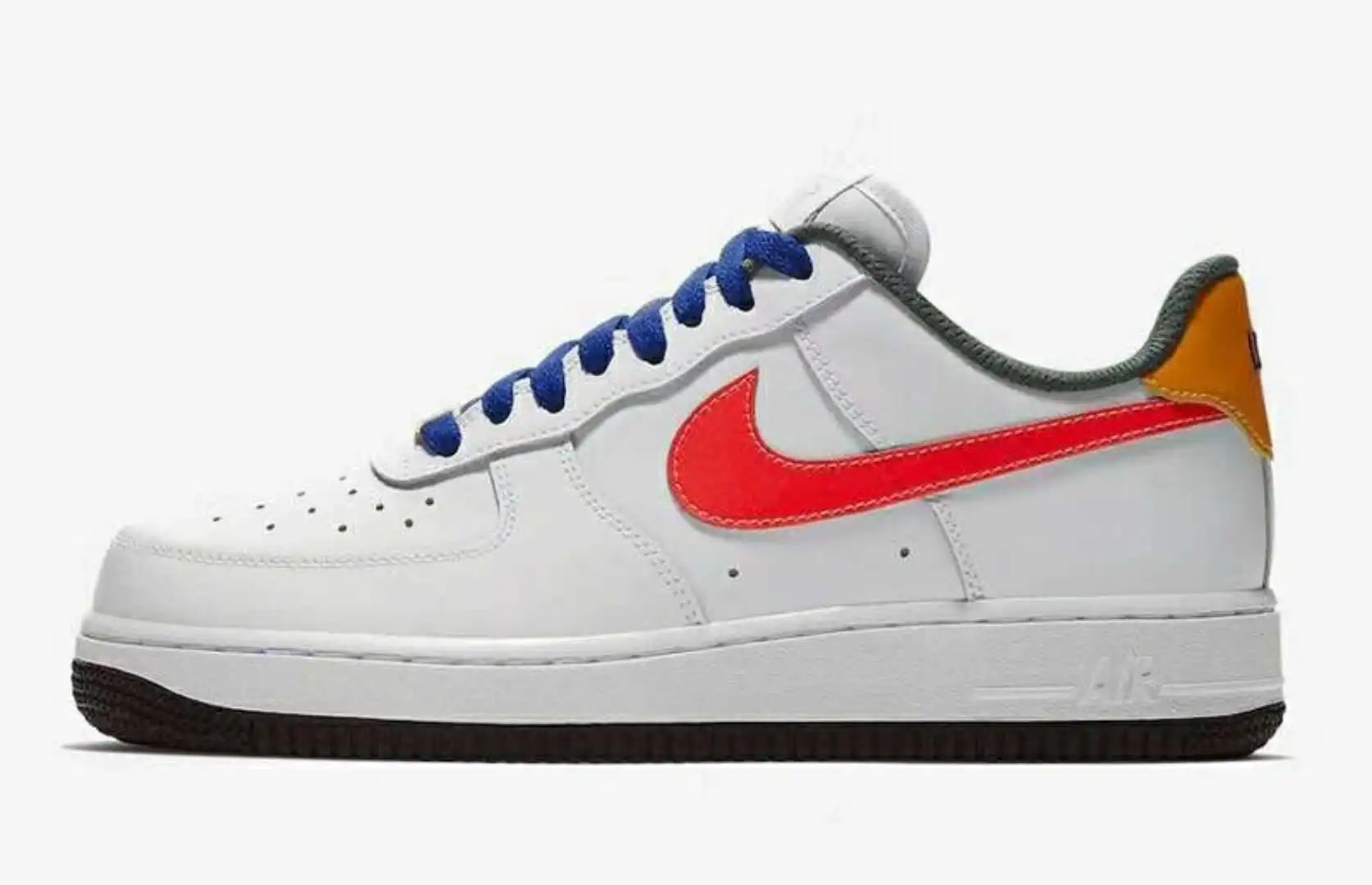 photo color Air Force 1 One Low 07 Lv8 Utility черно-белая женская и мужская Обувь Af1 кроссовки - Цвет: photo color