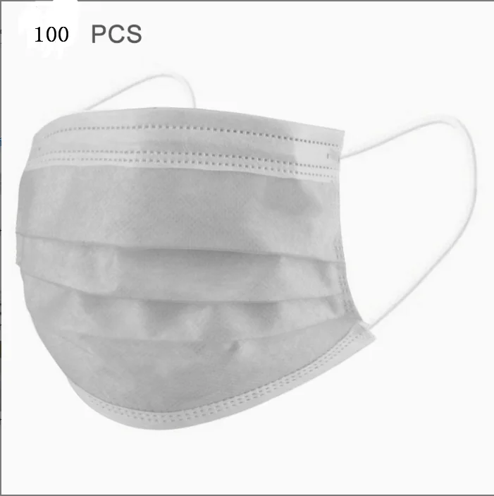 

In stock!100pcs Non-woven Fabric Disposable Mouth Masks Anti Haze Mask Mouth Masks Mouth Face Masks Health Care Protective Hot