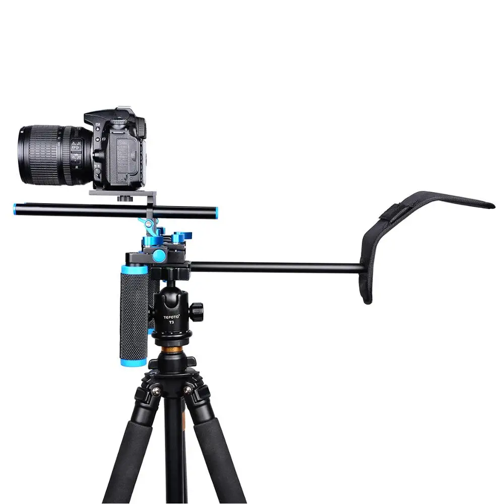 Прочный Алюминий сплав и abs DSLR Камера плечевая/ручной стабилизатор комплект для