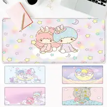 

Cartoon Little Twin Stars Gaming Mouse Pad PC Laptop Gamer Mousepad Anime Antislip Mat Keyboard Desk Mat For Overwatch/CS GO