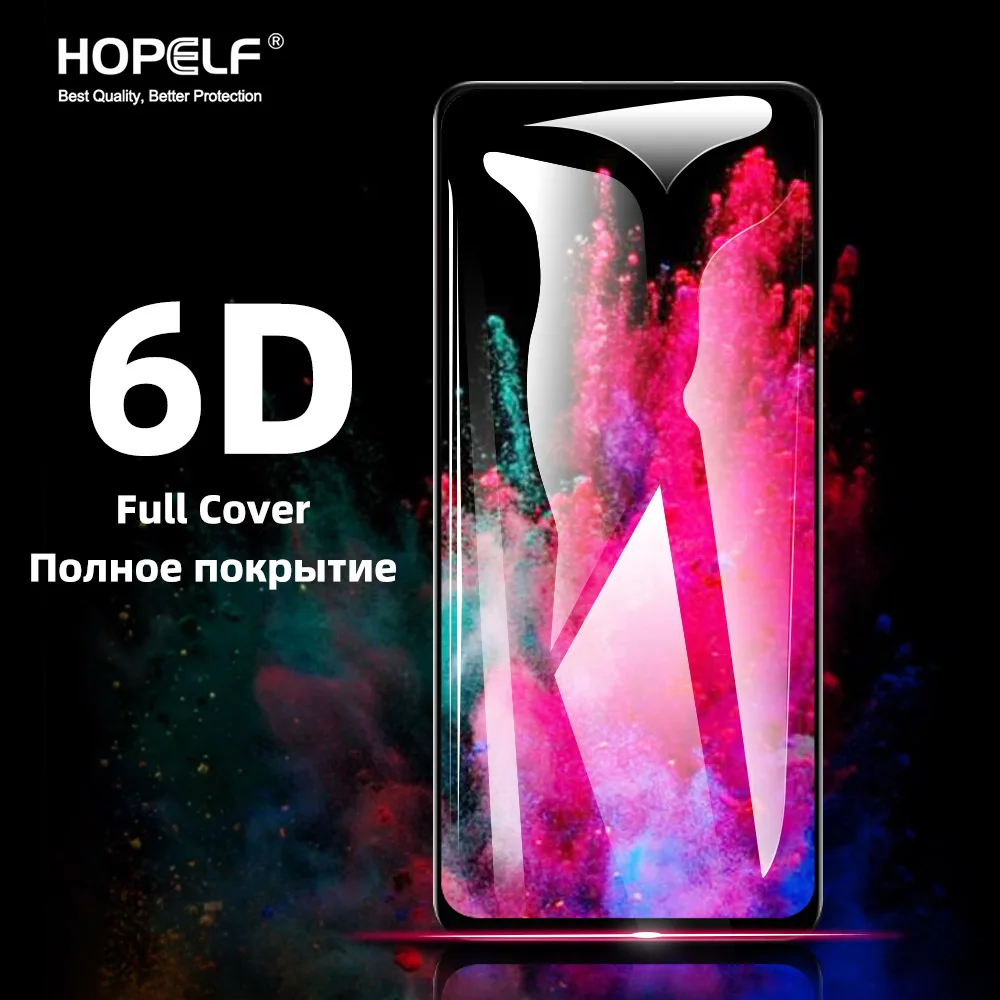 Защитное стекло 6D для Redmi Note 9 Pro/8/10 s/9T/8T/10T | Мобильные телефоны и аксессуары