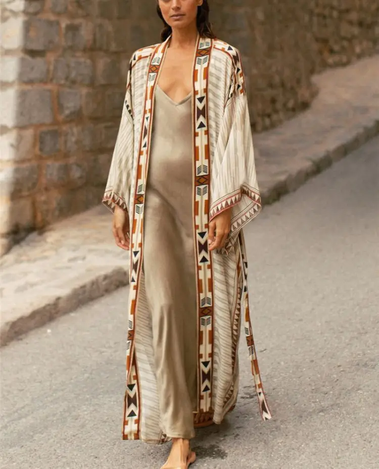 Teelynn Boho Beach Cover Up Cotton 