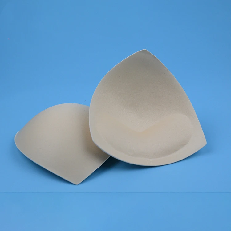 1 Pair Women Intimates Accessories Triangle Sponge Swimsuit Breast Push Up Padding Bra Foam Insert Cotton Chest Enhancers Bra Pads Inserts Bra Insert Pads