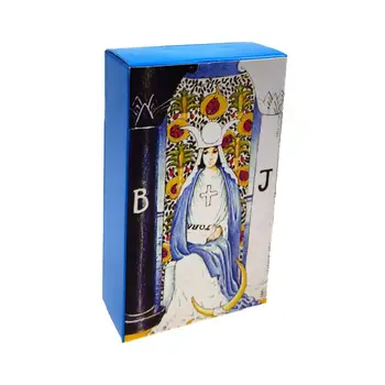 

78 Pcs Russian Tarot Cards Board Game With Colorful Box Divination Fate Tarot Cards Game Card Friend Family Party Playing Cards