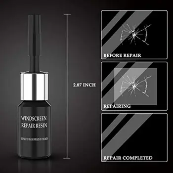 

2 PCS Repair fluid kit Automotive Car Windshield Resin Gift 60 to 90 ℉