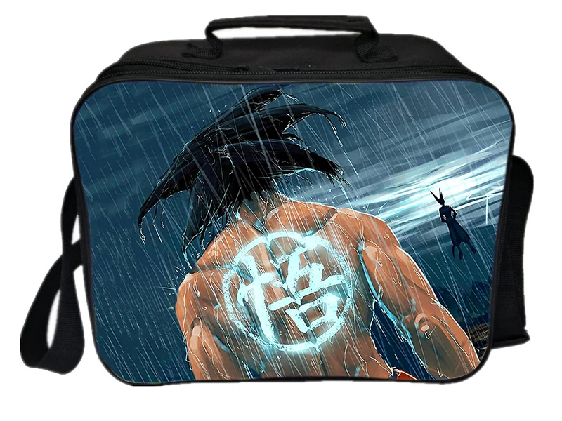 Dragon Ball Goku Lunch Bag Insulation Thermal Lunch Bag Fresh Keeping Ice Cooler Bag Vegeta Picnic Camping Shoulder Bag - Цвет: 20