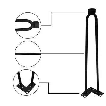 

4x Hairpin Leg Table Leg Hairpin Legs Table Runners DIY Table Accessories