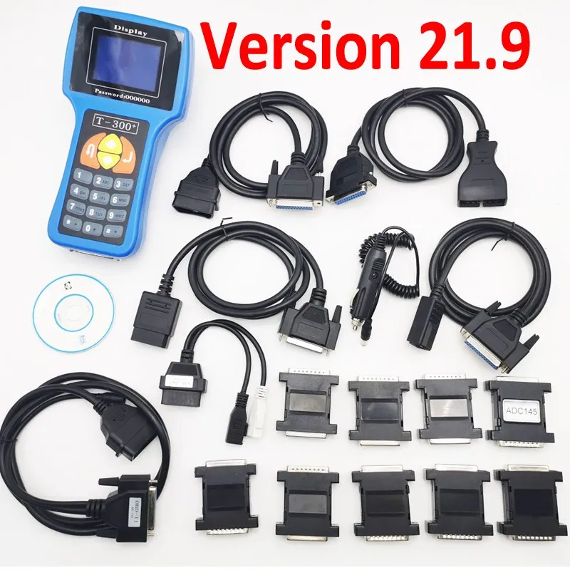 sensor for temperature gauge Top Rated V21.9 T300 Key Programmer T300 chip key decoder Support Multi-brands t 300 Auto Key Programmer English/Spanish temperature gauge for car Diagnostic Tools