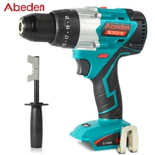 Abeden Cordless Electric Screwdriver Woodworking Drill  for Makita 18V Battery 2 Speed Hand Driver Wrench Drill Ice Power Tools