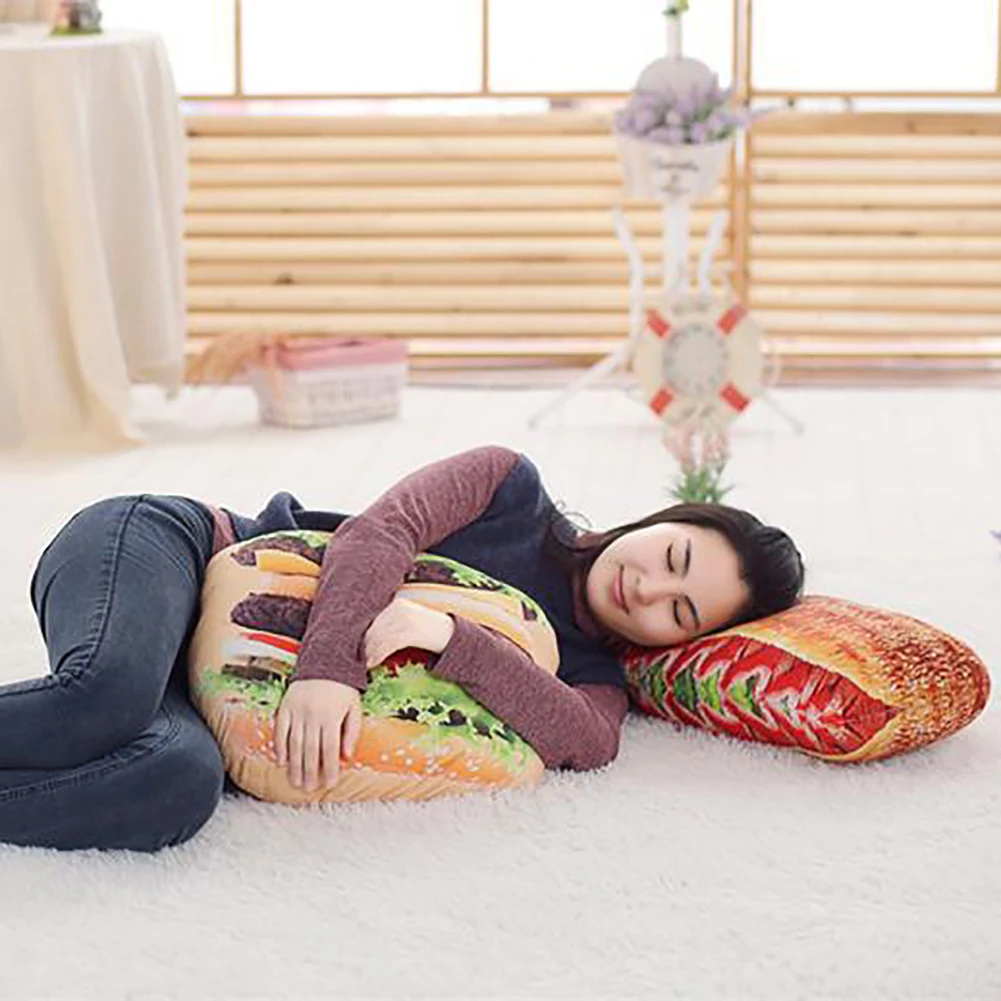 3D моделирование полная форма печенье, пицца хлеб еда Мягкая Nap Подушка дети забавные игрушки для детей девочек Подарки на день рождения