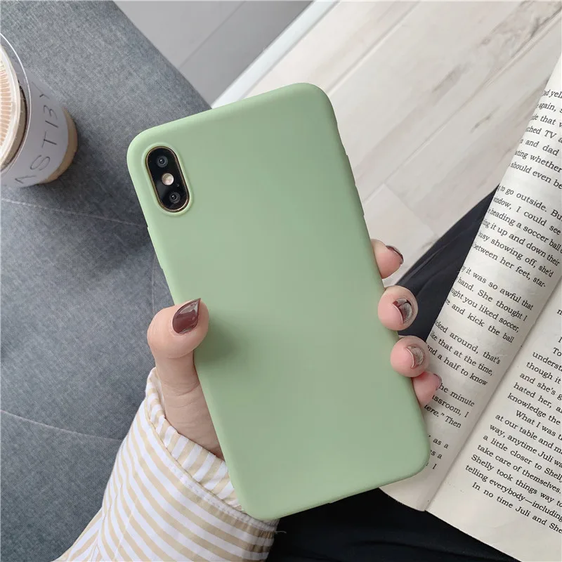 Для huawei honor 8X9X20 10i p20 lite p30 pro mate 10 20 30 lite nova 3i p smart y9 y7 чехол простой мягкий карамельный цвет