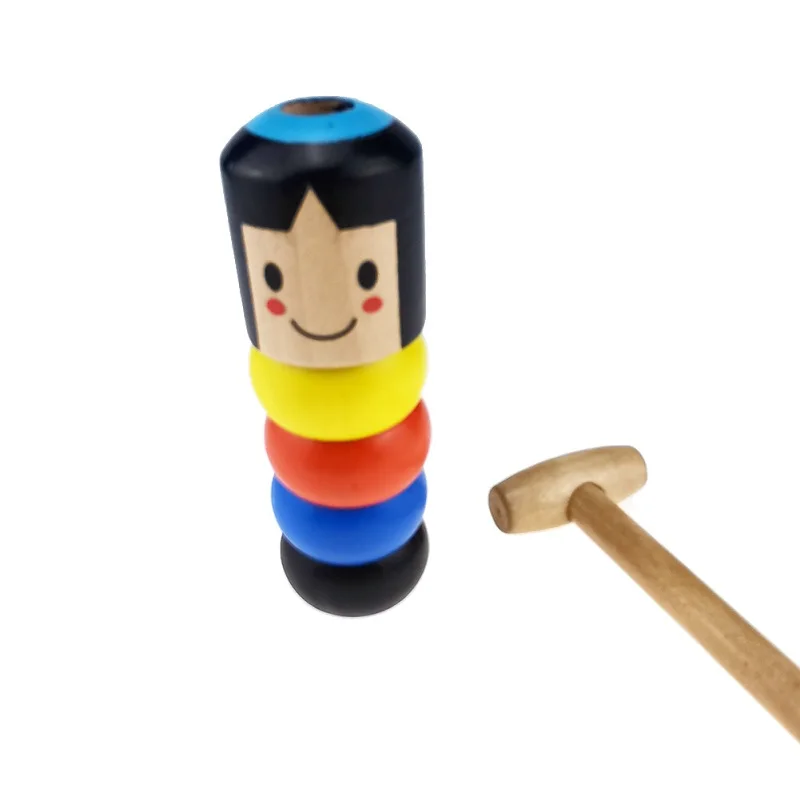 

Immortal Daruma Unbreakable Wooden Man Magic Toy Funny Boys Close Up Stage Magic Props Magic Tricks Comedy Mentalism Toy 1set