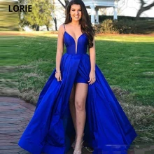 

LORIE Royal Blue Prom Dresses Straps Spaghetti 2020 Formal Party Evening Gowns African Robe De Soiree Celebrity Special Occasion
