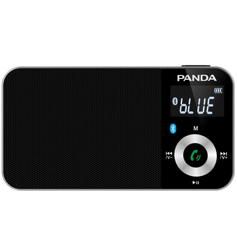Новое портативное радио с Bluetooth ЖК экраном цифровое FM TF MP3 музыкальный плеер