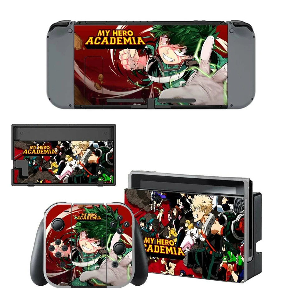 My Hero Academy для nintendo наклейки на выключатель скины для nintendo Switch NS Console Joy-Con контроллеры