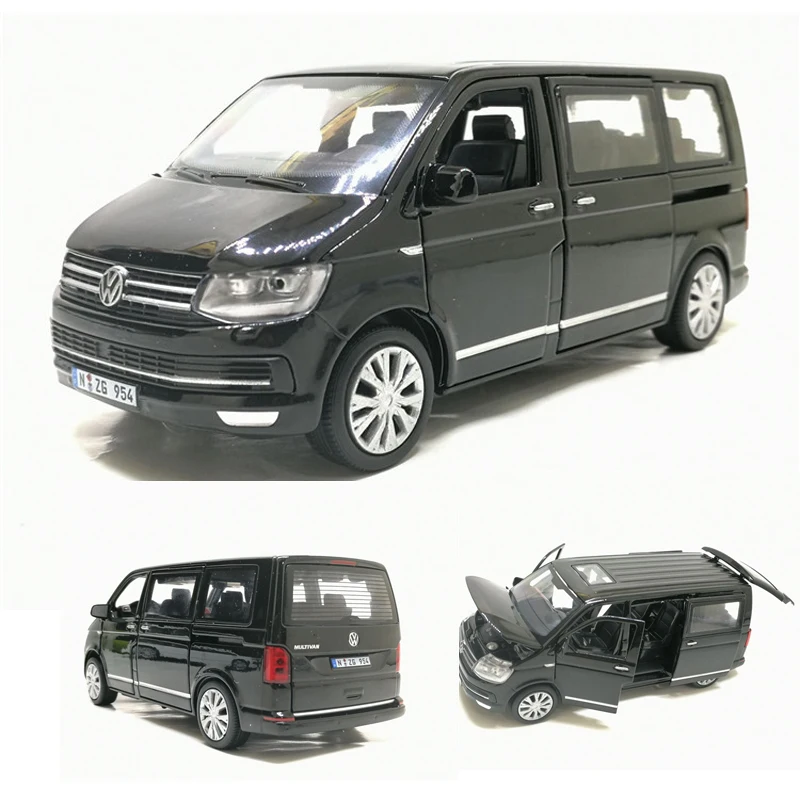 VW T6 Multivan MPV 1:32 Scale Model Car Metal Diecast Gift Toy Vehicle Kids 