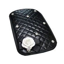 Роскошные камелии прозрачный ПУ, кожа авто подлокотники подушки автомобиля подлокотники для девушек леди женские аксессуары для интерьера