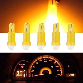 

10PCS T5 12V Car Wedge LED Instrument Dashboard Light Dash Indicator Lamp For IS300 RX300 GS300 GX470 IS200 RX NX Accessories