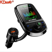 Kdsafe 1.8インチ車MP3 bluetoothプレーヤーQC3.0車の充電器クイックauxインタフェース電圧モニタ色画面車のfmトランスミッター