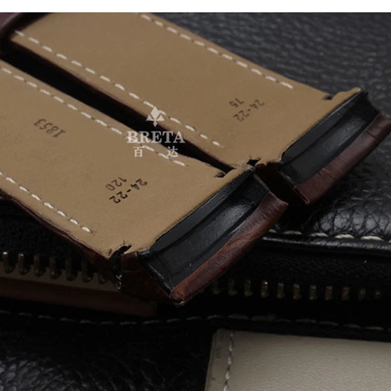 Shengmeirui телячья кожа ремешок для мужчин 1853 для Tissot T035410A 407A Кутюрье 22 23 24 мм браслеты для часов