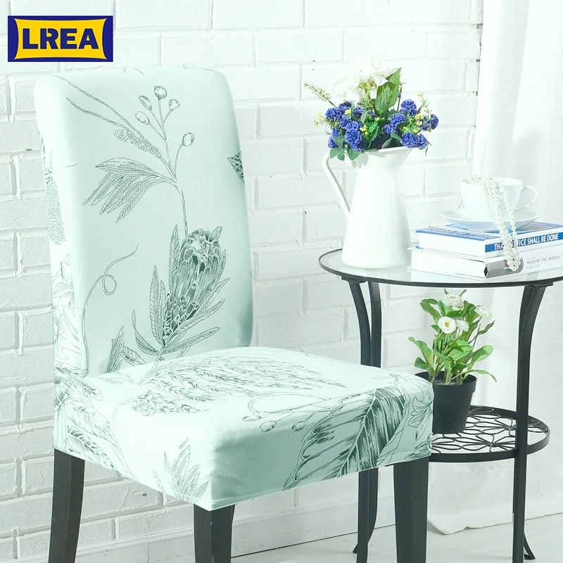 

Universal green Chair Cover European-style pastoral landscape Household Hotel Chair Cover Integral Elastic Chair Cover