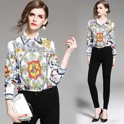 Блузка, футболка, кружевная блузка, сорочка для женщин, для девочек, превалирующая модная одежда, Приморский habiliment, сезон США