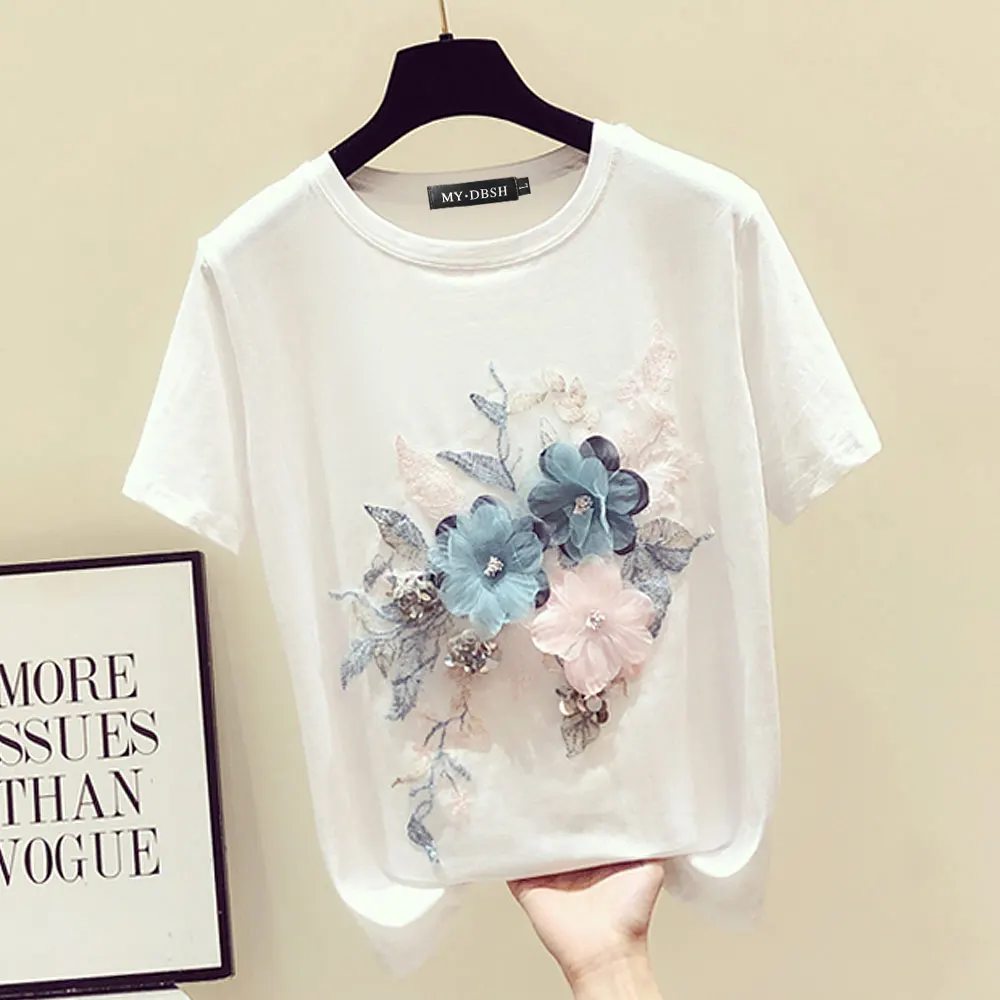 camisetas florales
