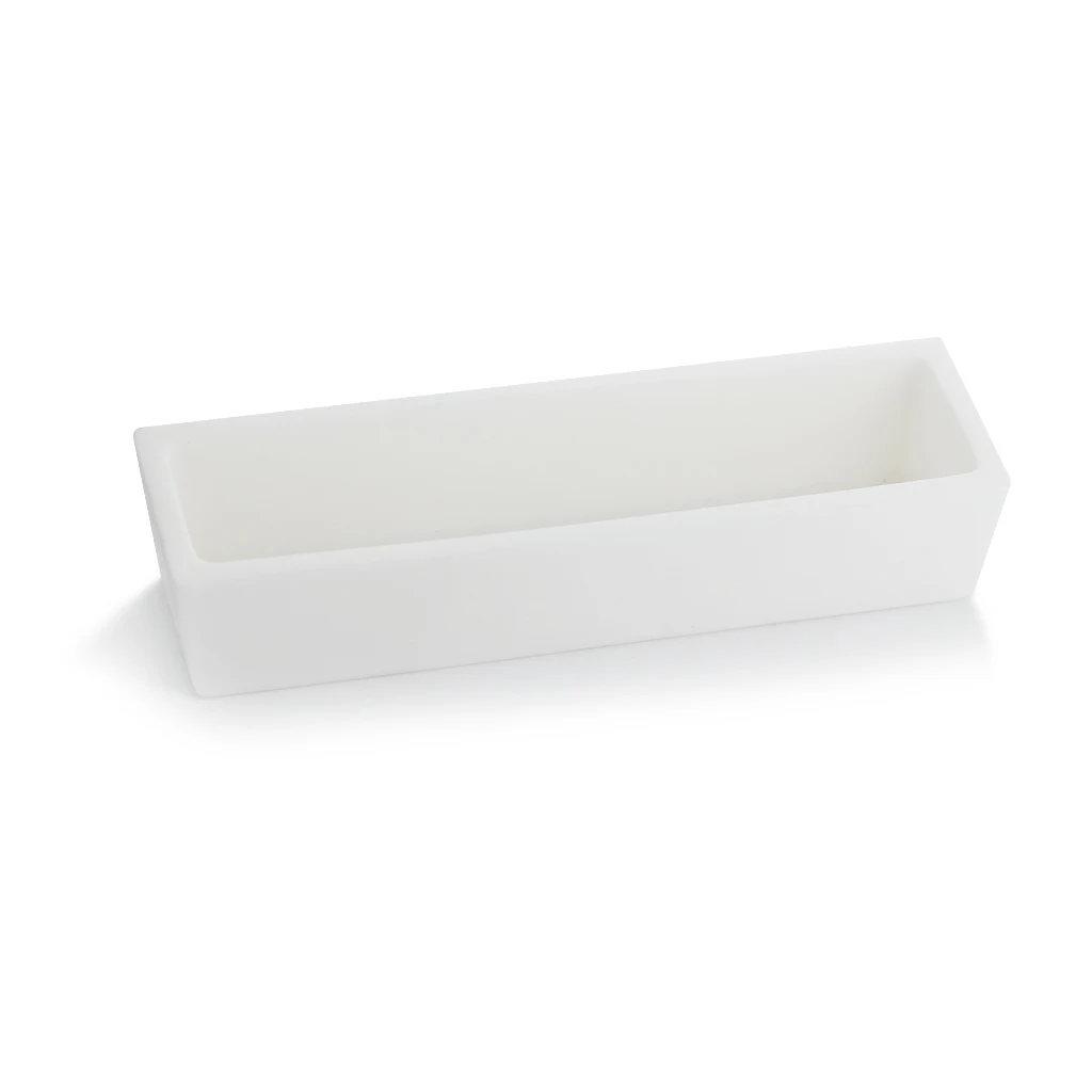 100x30x20mm Alumina Ceramic Corundum Crucible Boat Sample Holder for Tube Muffle Furnaces