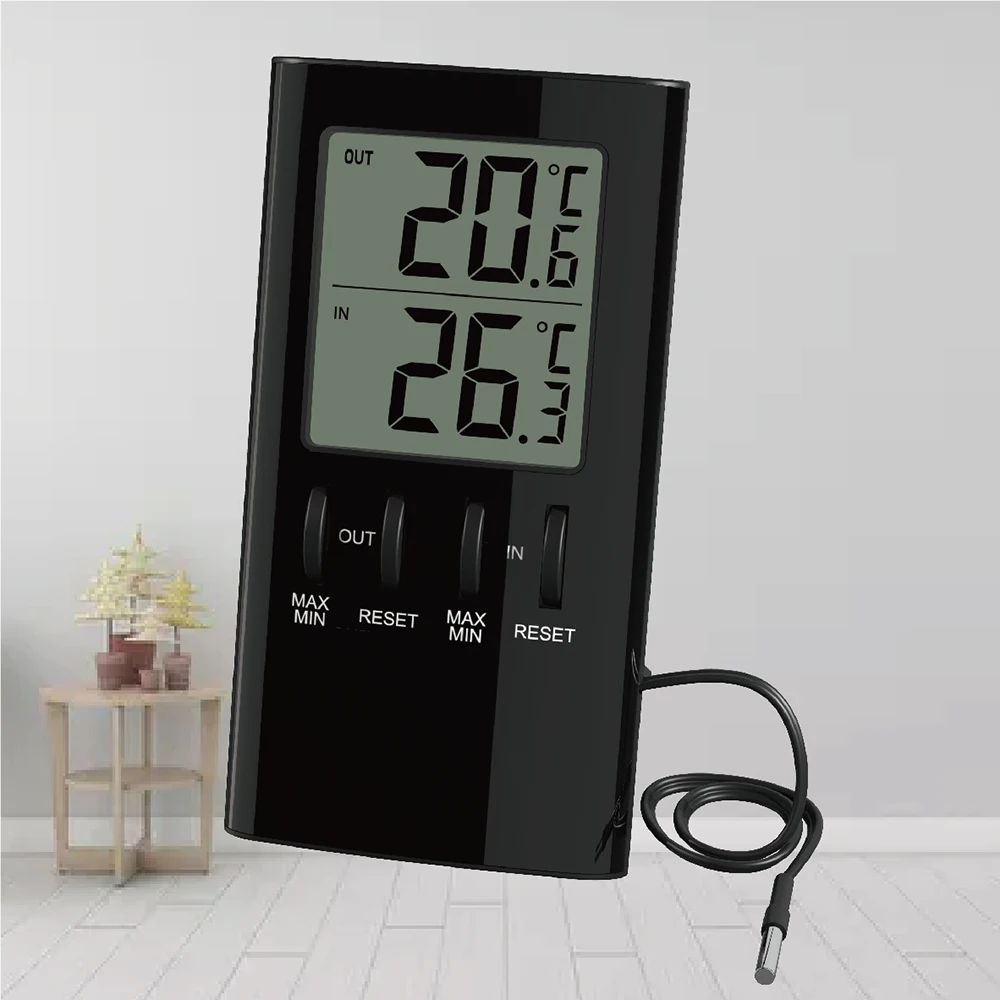 Digital Outdoor Temperature Meter Home Indoor Outdoor Digital