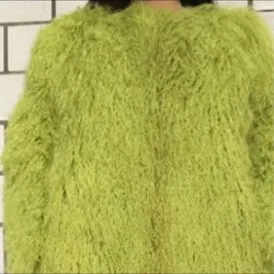 Apple green Женские настоящие монгольские овцы, шуба с капюшоном, Пляжная шерсть, мех средней длины, пальто из овчины, зимняя меховая верхняя одежда, Женская куртка - Цвет: Apple green