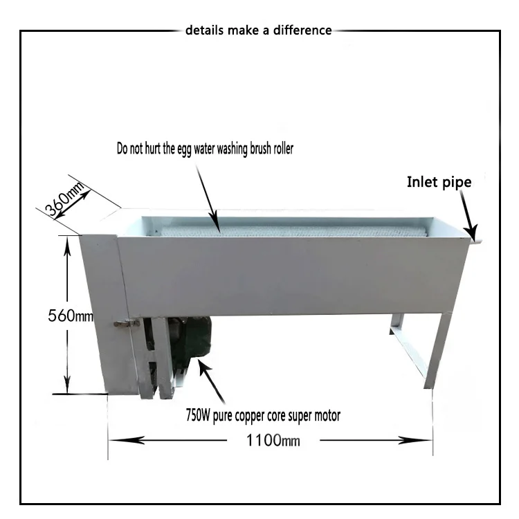 Маленькое яйцо стиральная машина утка яйцо машина для чистки яиц коммерческий быстрый и эффективный прибор для мойки яиц 220 в 0,55 кВт