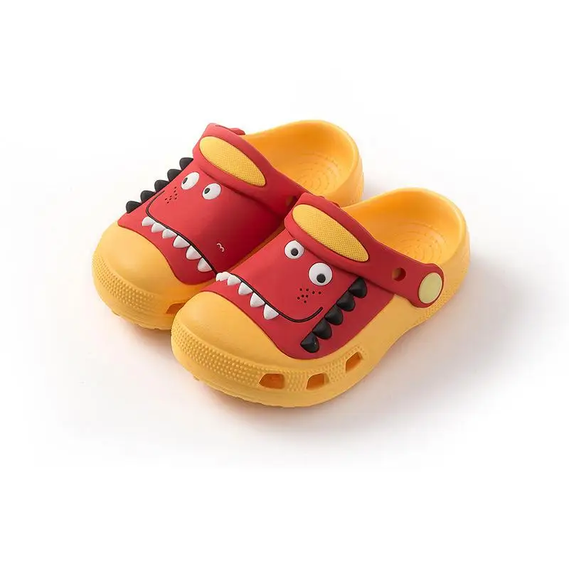 best leather shoes 2-18y Kids Mules & Clogs Summer Baby Toddler Boys And Girls Sandals Cartoon Dinosaur Slippers Children's Garden Shoes H19 bata children's sandals