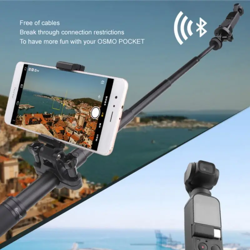 

Charging Base Stand For OSMO Pocket, Adjustable Portable Refitted Wireless Charger Holder Handheld Gimbal Accessories
