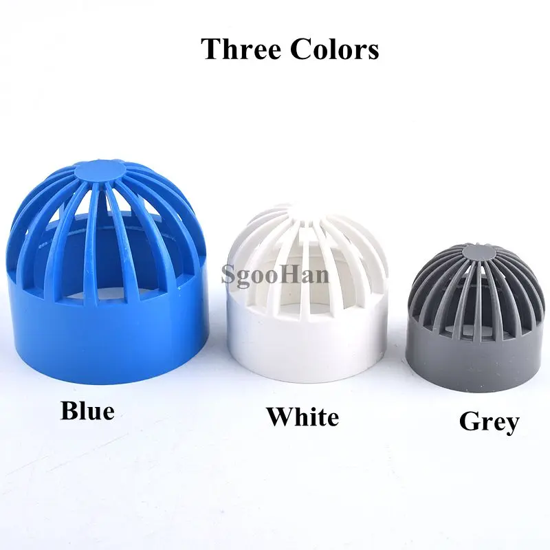 Bouchon Respirant En PVC Pour Aquarium - ID 50 Mm, Gris, Pour Filtre Ou Réservoir D'eau, Installation Facile