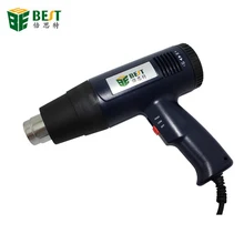 Лучший BST-8016 110 В/220 В 1600 Вт Горячая воздушная G-un паяльная станция Ручной ЖК-дисплей Электронный нагрев G-un для SMT SMD ремонтный ремонт