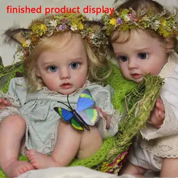 

12inch Rebieth Baby Doll Kit Flo Elf Lifelike Bebe Accessories Mould Silicone Reborn Reborn Dolls Brinquedo Doll Soft Bonca B4U6