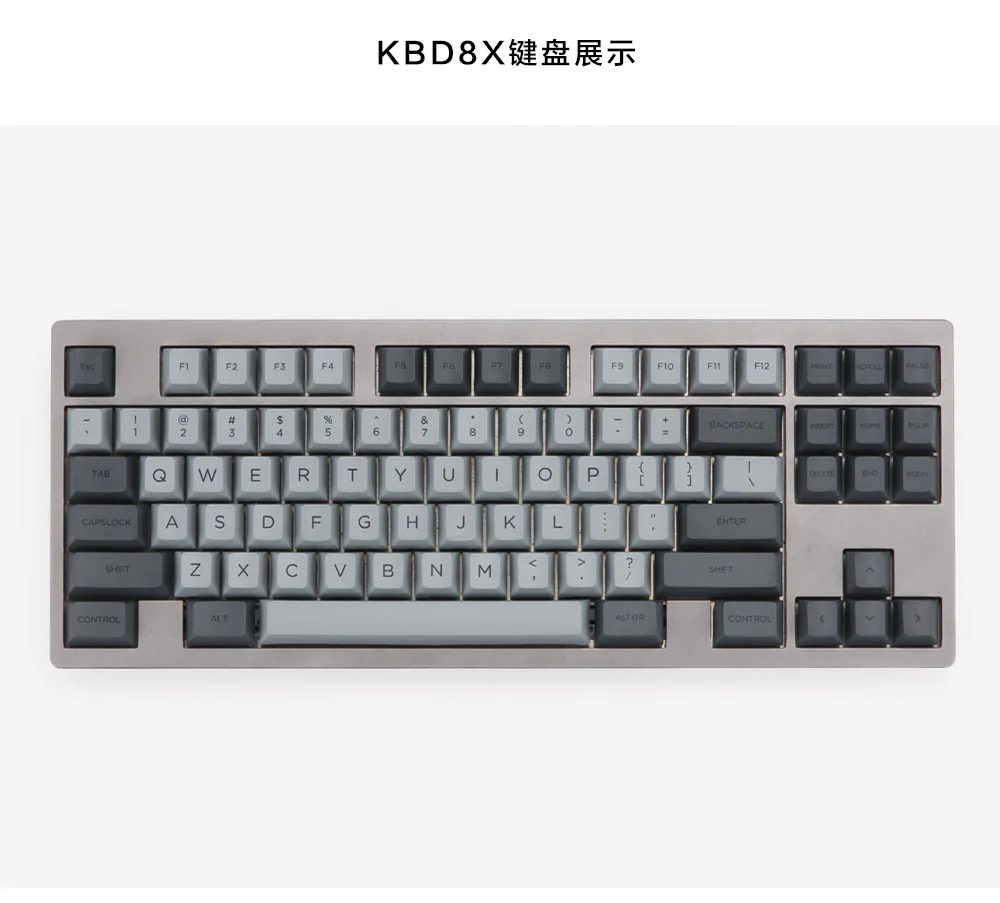 Цемент серый keycaps Вишневый профиль Dye-subbed145 ключи для Механическая клавиатура MX